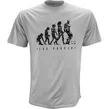 5% Nutrition Rich Piana Gray with Black Lettering Evolution T-Shirt #327