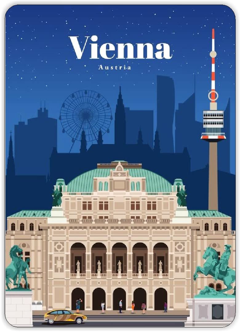 Vienna Fridge Magnet