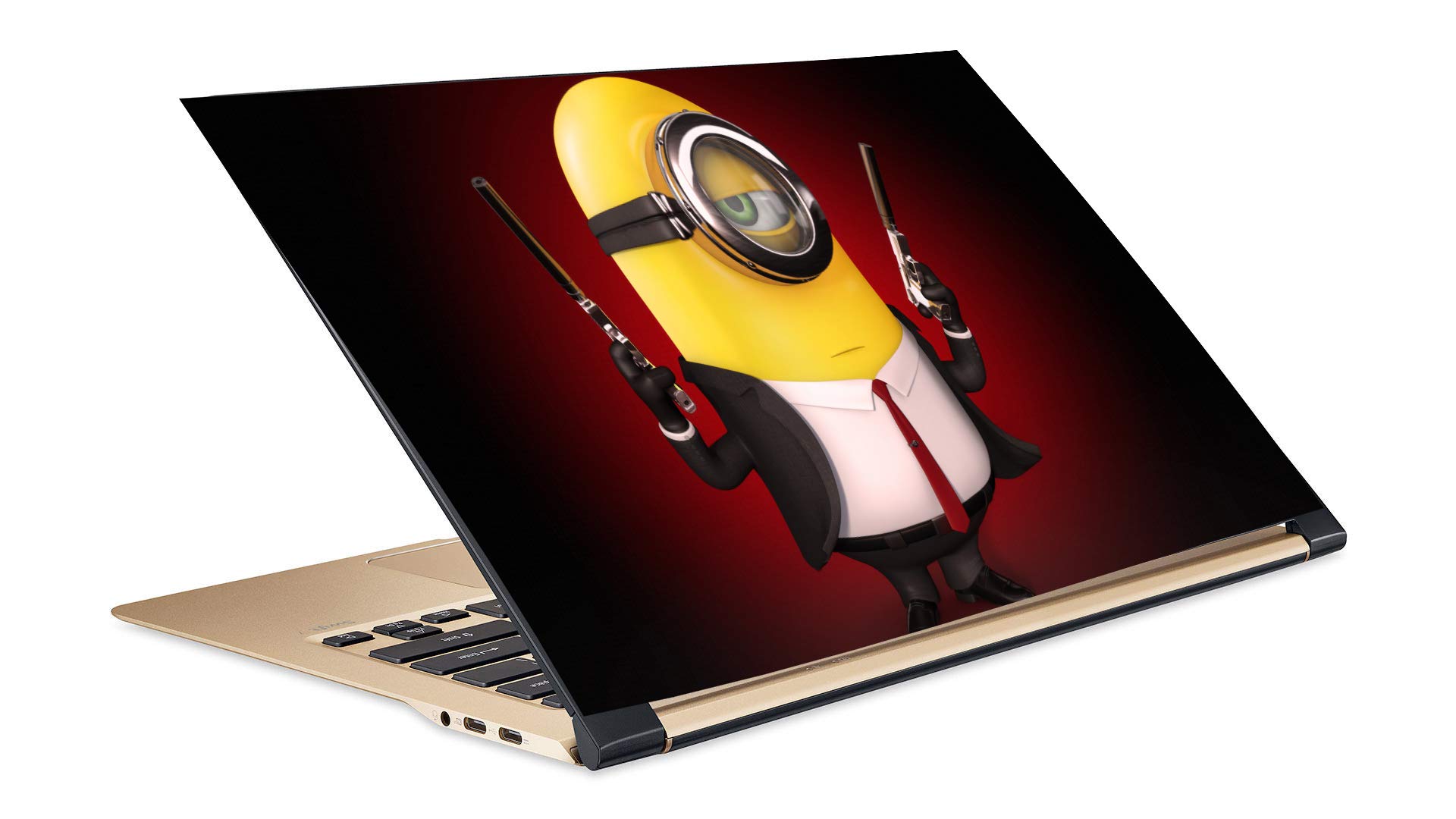Kingcreation Minions Laptop Skin 15.6 Vinyl Vinyl Laptop Decal 15.6