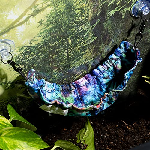 Acessórios para tanque de lagartixa com crista, rede de répteis e rede de lagarto (100% poliéster, 1