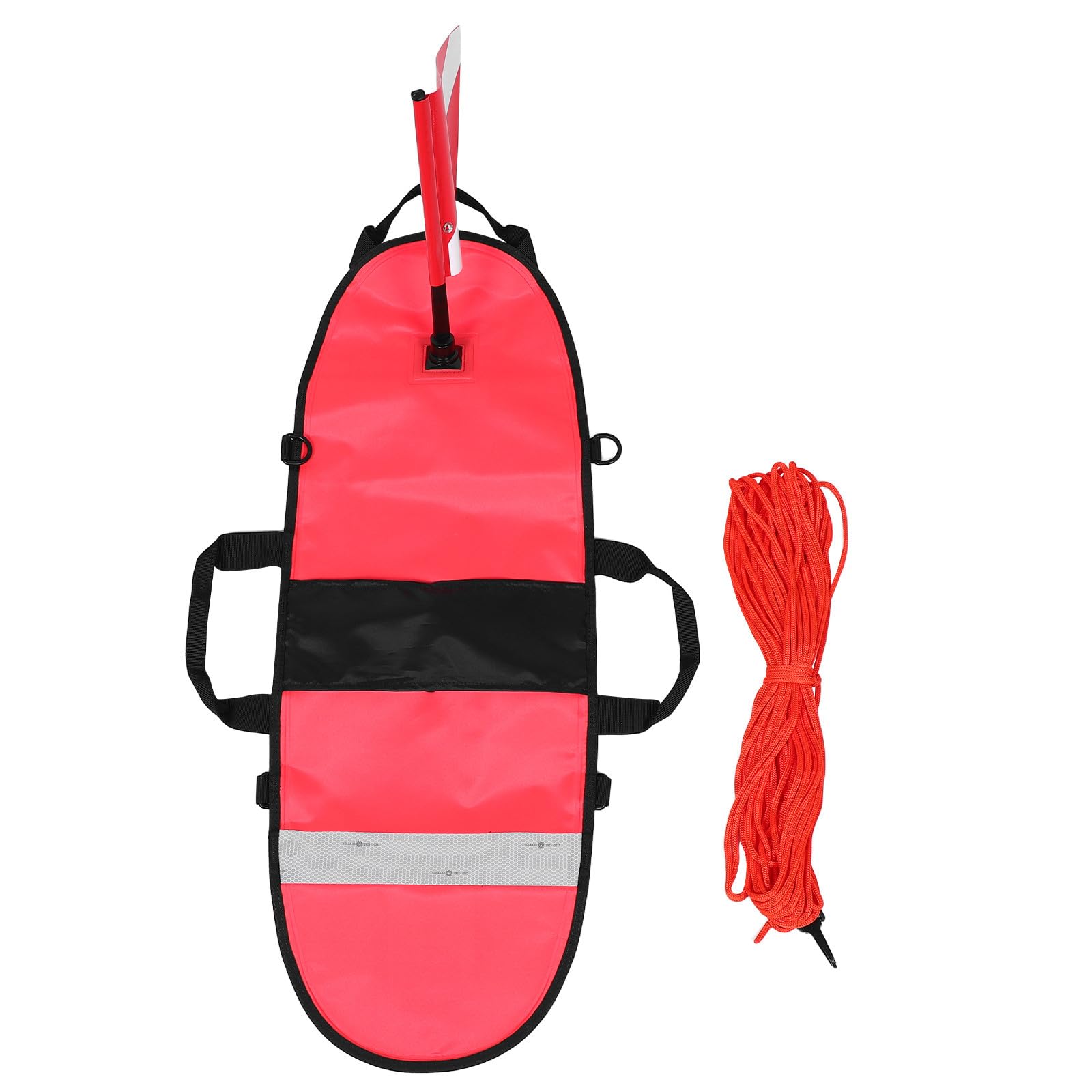 Toddmomy Speerfischer-Schwimmboje: Aufblasbare Sicherheits-Tauchboje für Speerfischen und Gerätetauchen – Schwimmboje mit Tauchflagge, Schwimmmarkierungsboje als Schwimmzubehör