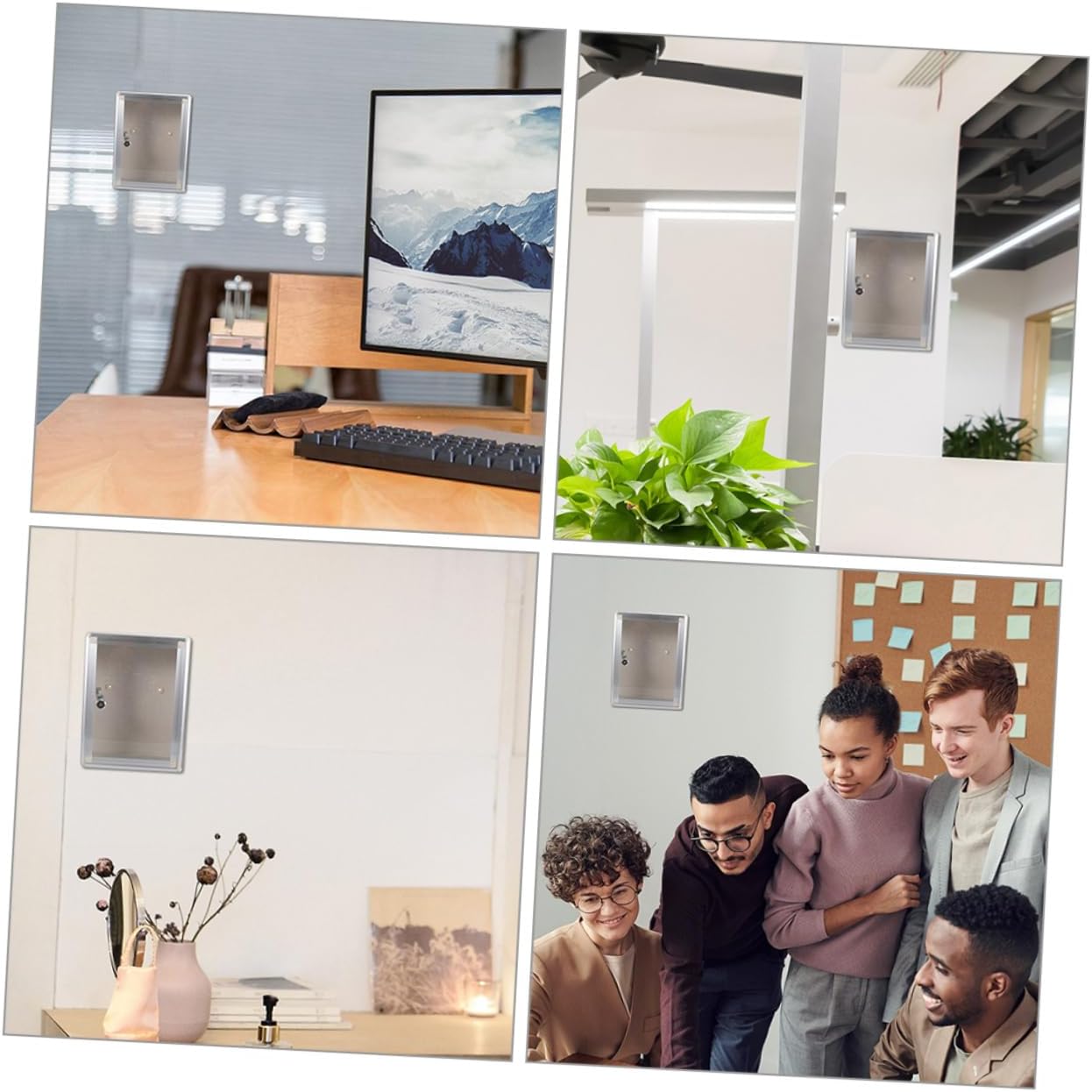 DOITOOL High-Strength Mailbox Wall Mount Lock for Office Classroom Outdoor Use