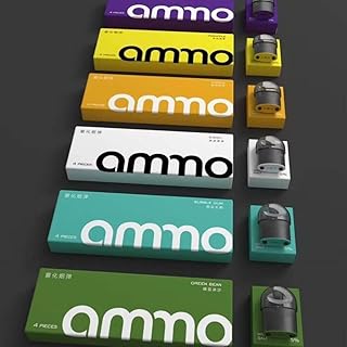 《正規品》火器Ammo LT 烟? 4?装 replacement pod 電子タバコリキッド 選べる味が多数在庫 (美国吉利?利 Jelly Belly) (美国吉利?利 Jelly Belly)