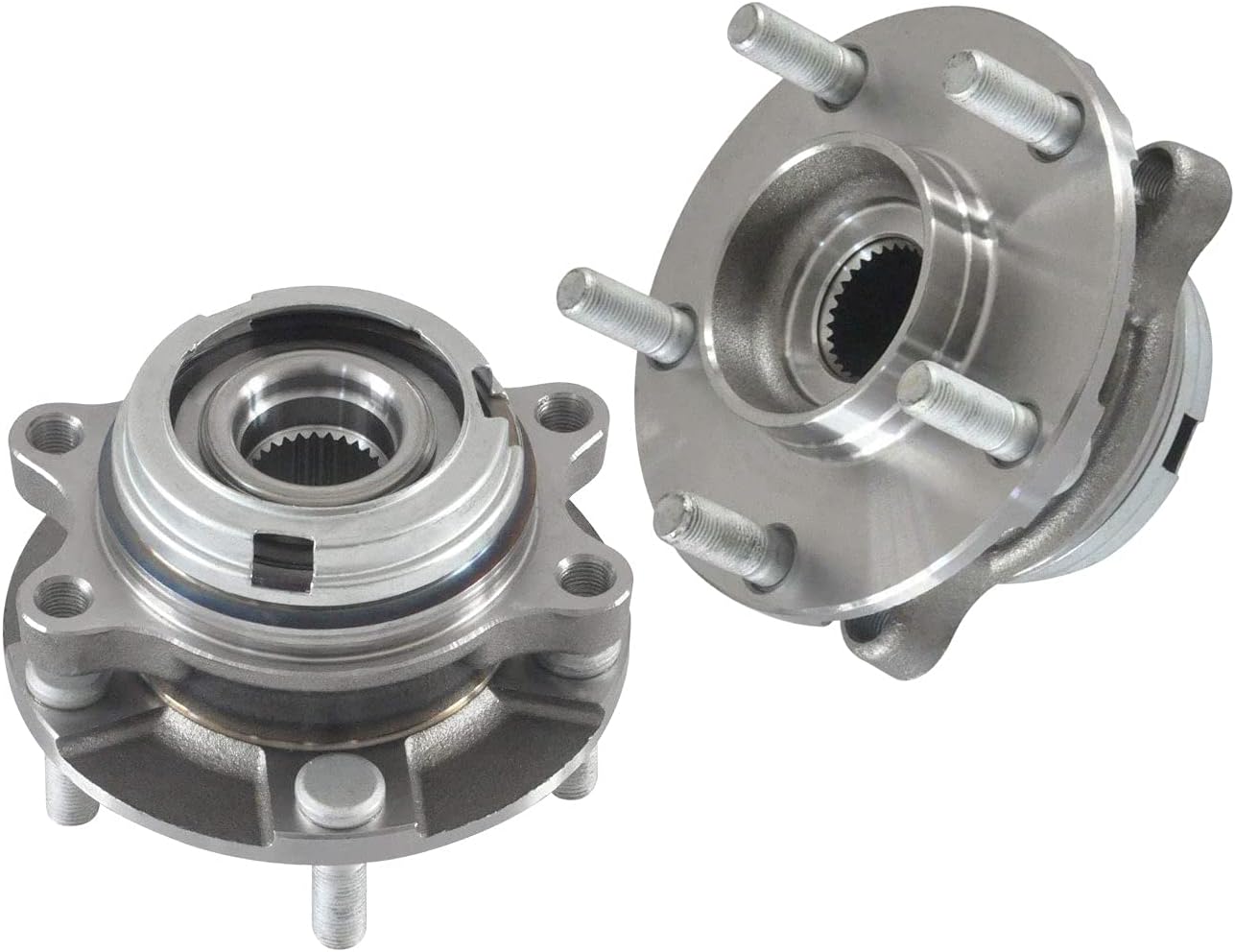 513310 Front Wheel Bearing Hub Assembly 5 Lugs Replacement for Nissan Murano Quest Hub Assembly 2 Pack