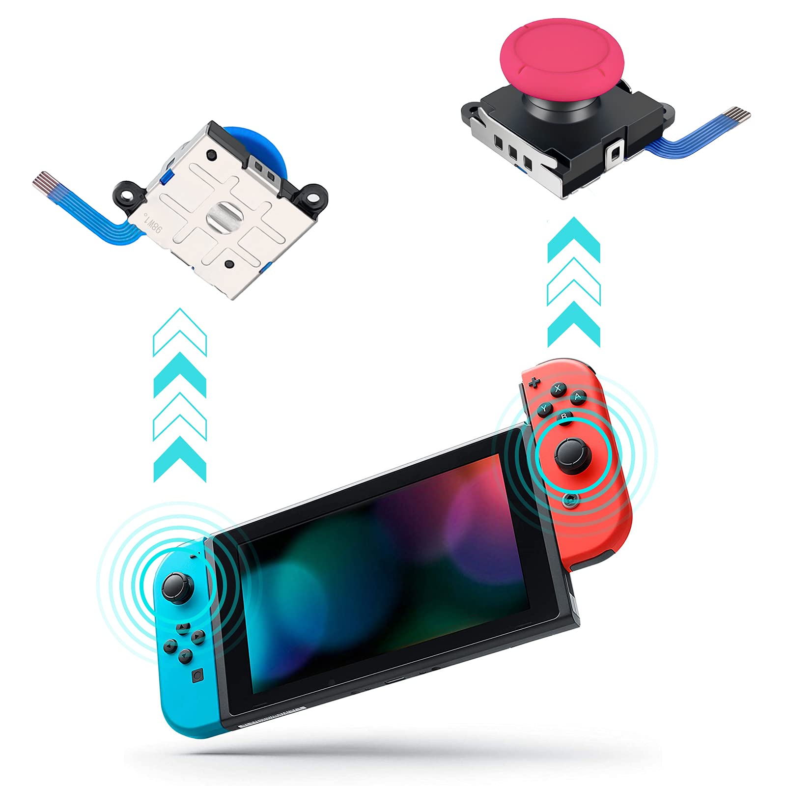 Switch NS Joy-con対応コントロールセンサー 交換用 キャップ付き Amazon | Switch NS Joy-con対応 Joy-Con for Switch