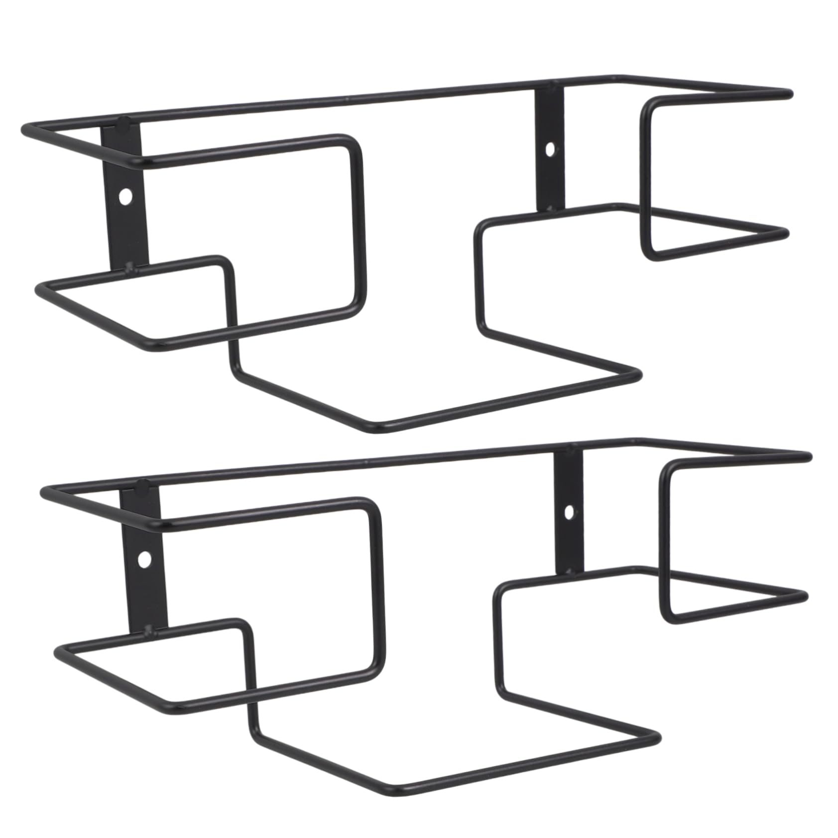 6piezas Organizador De Guantes y Pañuelos De Metal Negro Soporte De Pared para Caja De Guantes Dispensador De para Mantener El