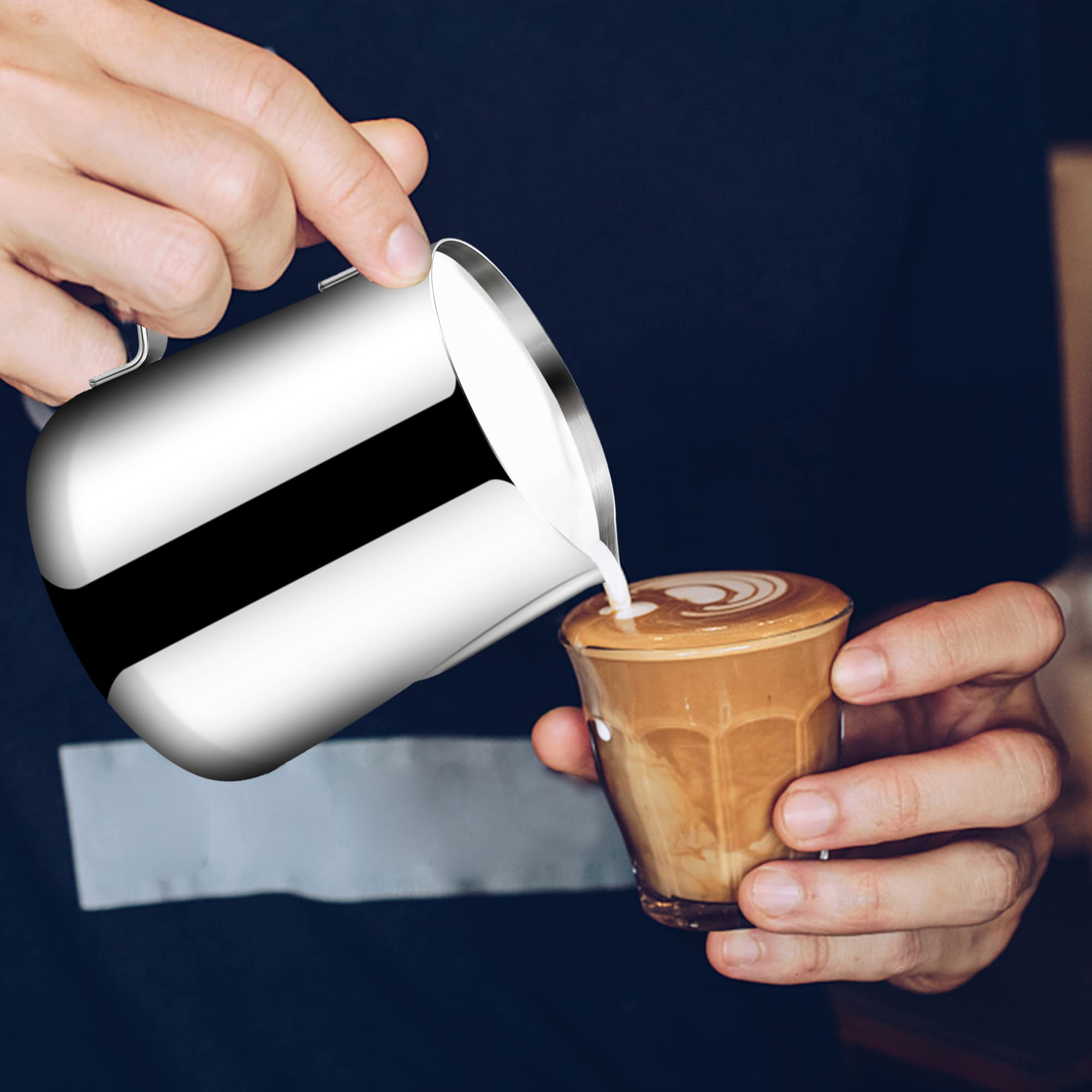 Juego de azucarero y crema de acero inoxidable, juegos de café para servir, taza de leche con leche, jarra de crema y azucarero con tapa para barra de café