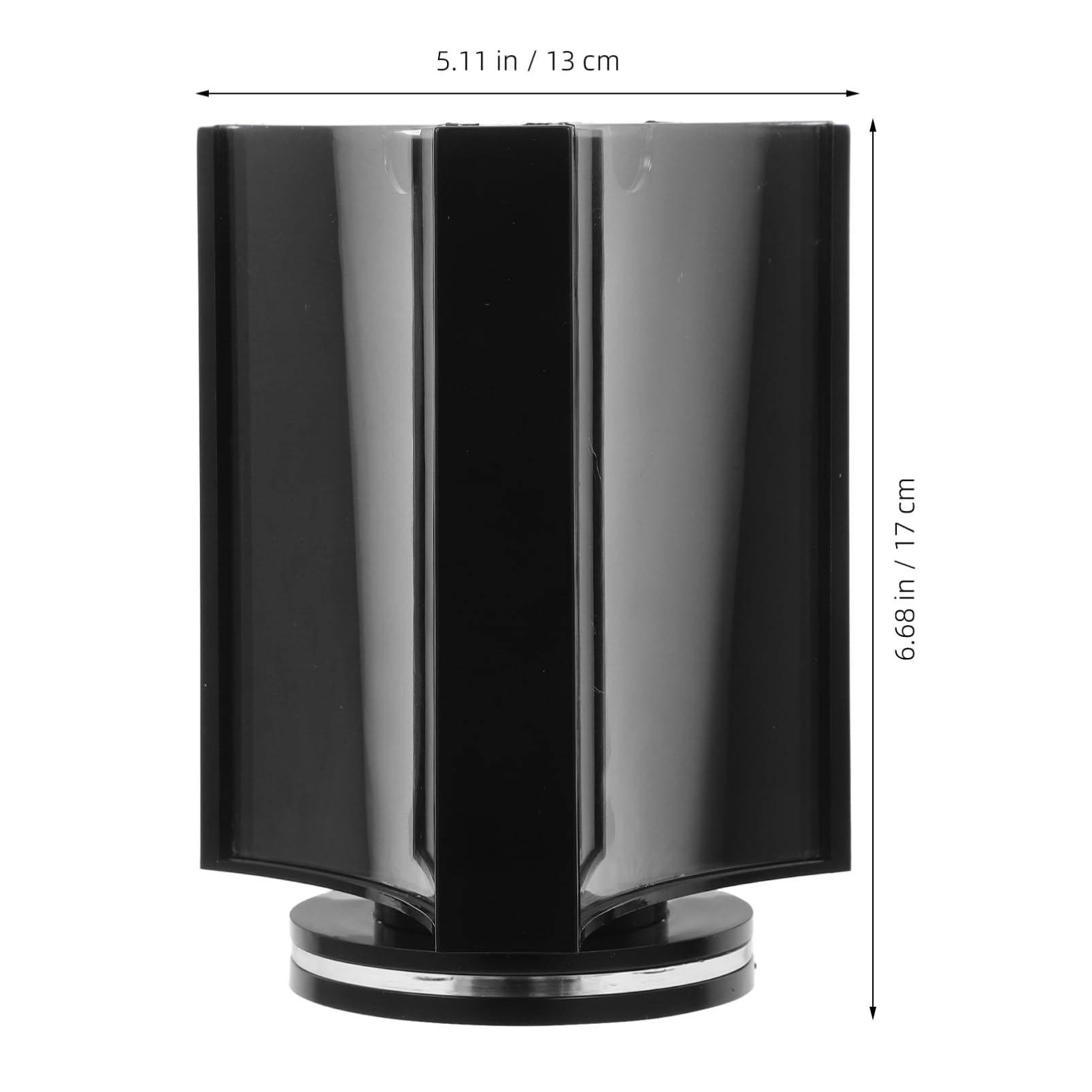 GLEAVI Table Menu Display Stand Rotating Sign Holder Acrylic File Holder for Cafe Mall Retail