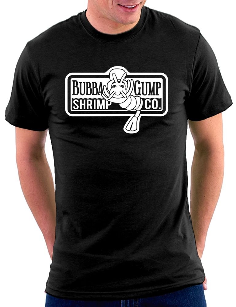 Million Nation Men's Black Bubba Gump Shrimp Company T-Shirt - 54