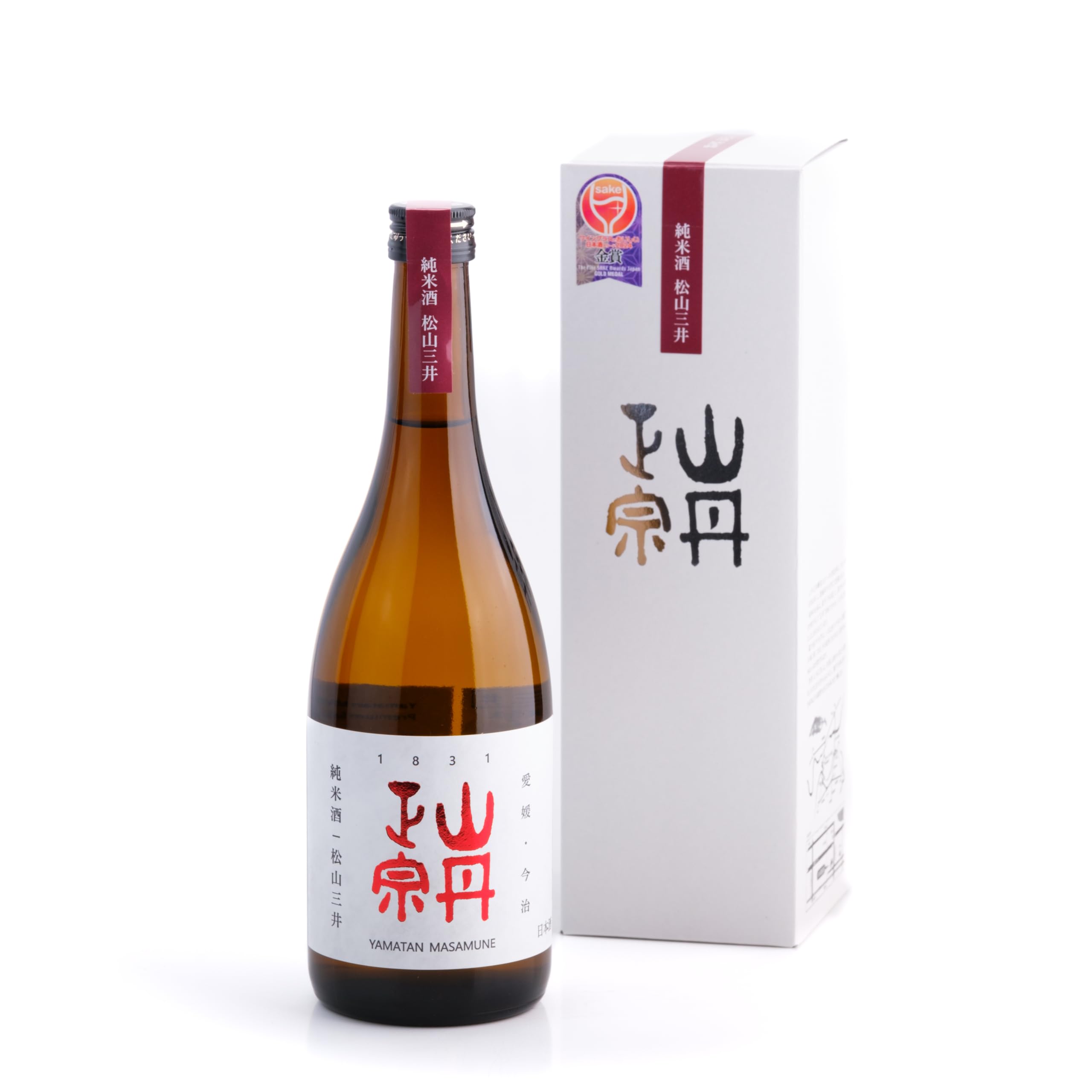 Amazon.co.jp: 山丹正宗 純米酒 松山三井 [ 日本酒 愛媛県 720ml
