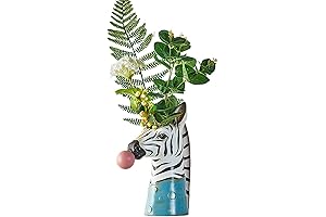 Zesty Zebra Decor Fruit and Floral Planter