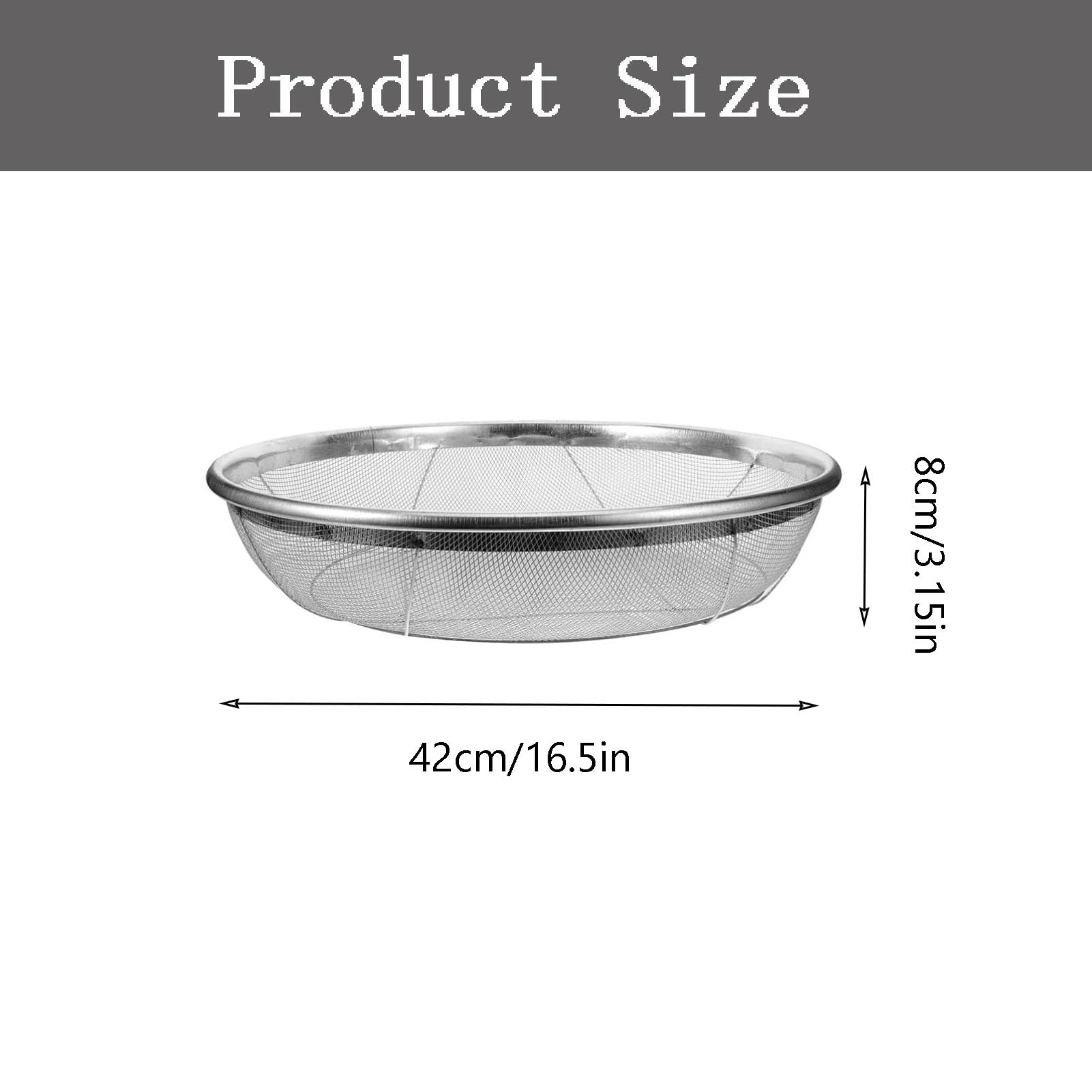 Tamis à mailles fines pour la pâtisserie et la cuisine, outils essentiels de cuisine et de laboratoire avec construction durable