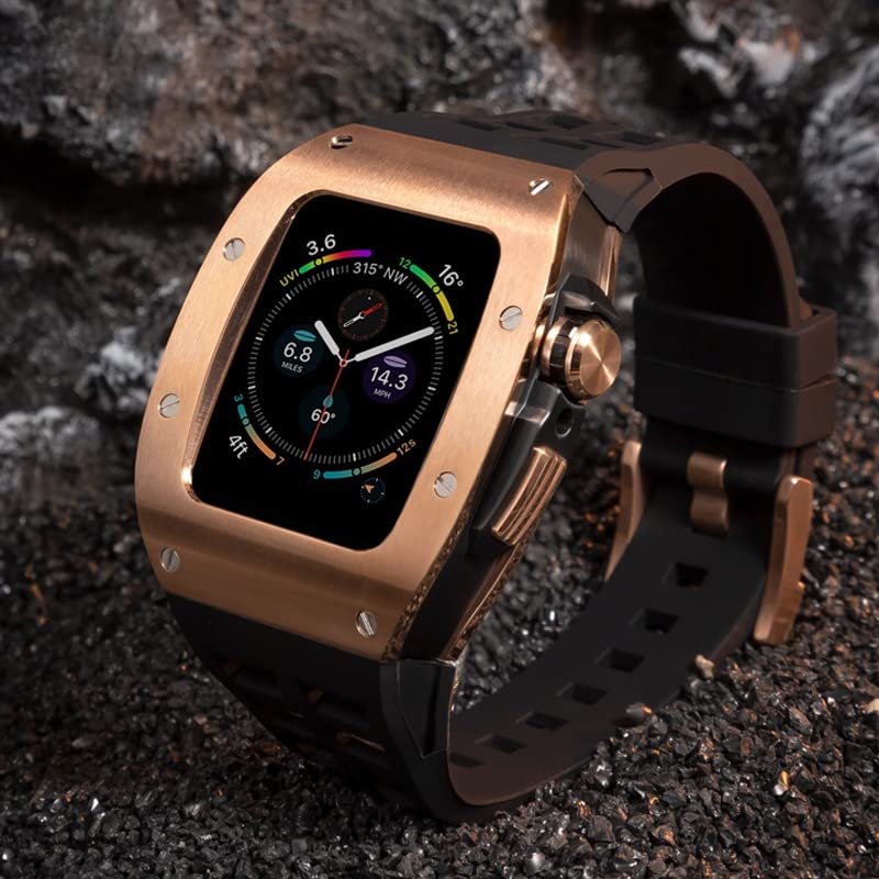 Kit modification boîtier métal Apple Watch 45mm look luxe et robuste - 5