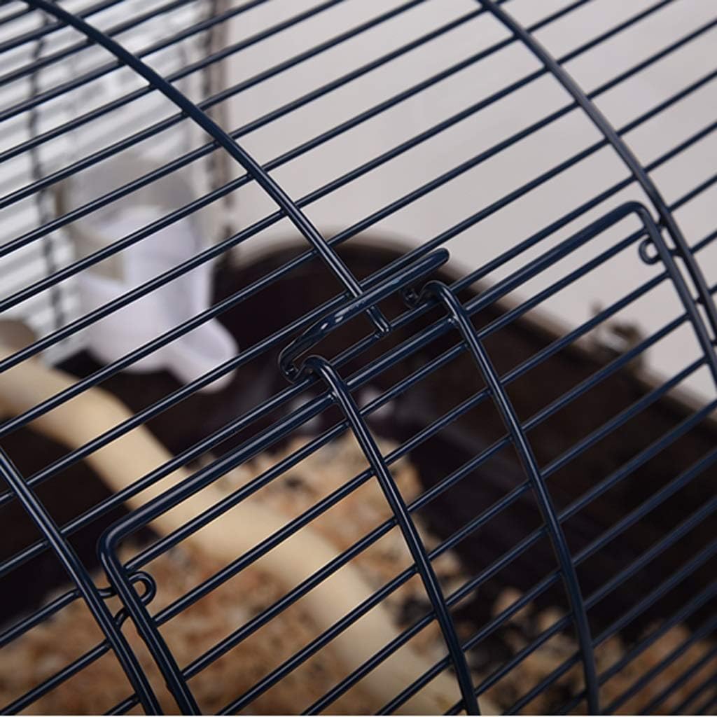 Solid Bird Cage Pet Transportation Box, Portable Small Sized Birds Travel Cage, Pet Carrier Bag Travel Handbag Dog Cat Puppy Rabbit Cage for Lovebirds Finches P，Brown 41 * 27 * 29cm