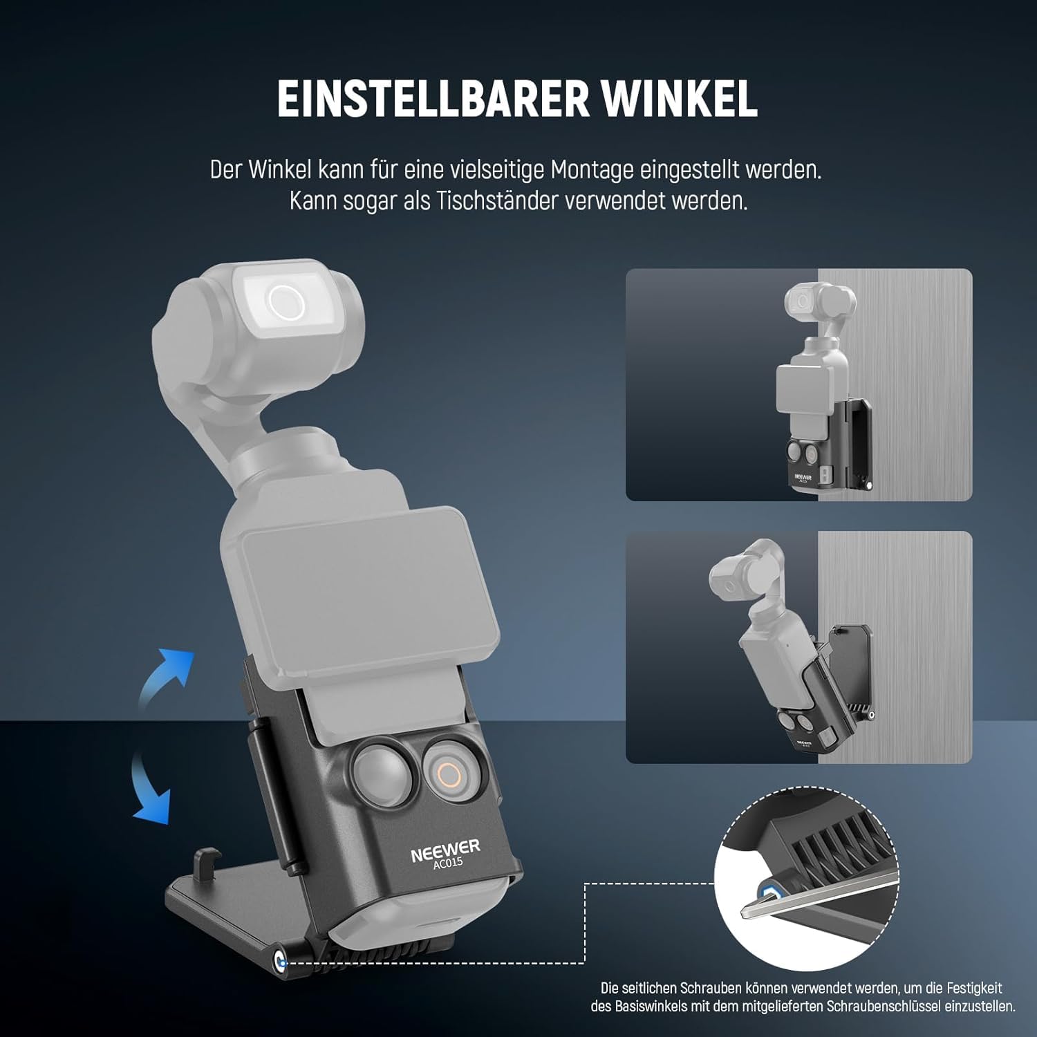 Magnetische Halterung Für DJI Osmo Pocket 3 Flexibel 180