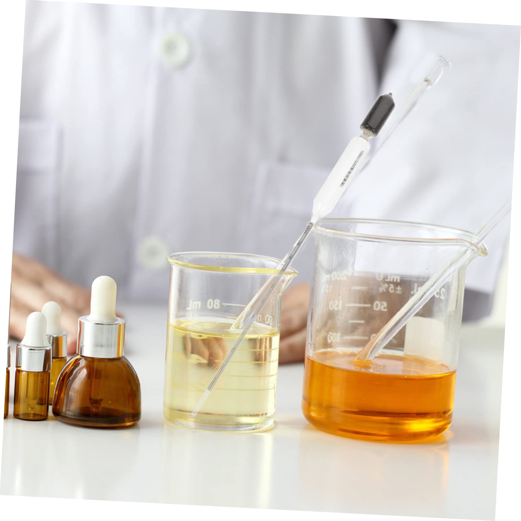 Cabilock Water Measuring Tester Glass Hydrometer Scale 1.3-1.4 Range for Aquariums and Pools