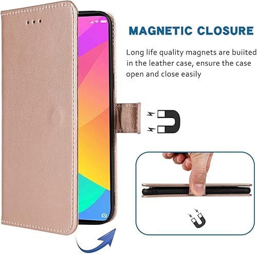 Miniatura 4 de FDCWTSH compatible con xiaomi mi A3 cartera correa correa de muñeca cordón cuero Flip cubierta titular de la tarjeta soporte accesorios celulares
