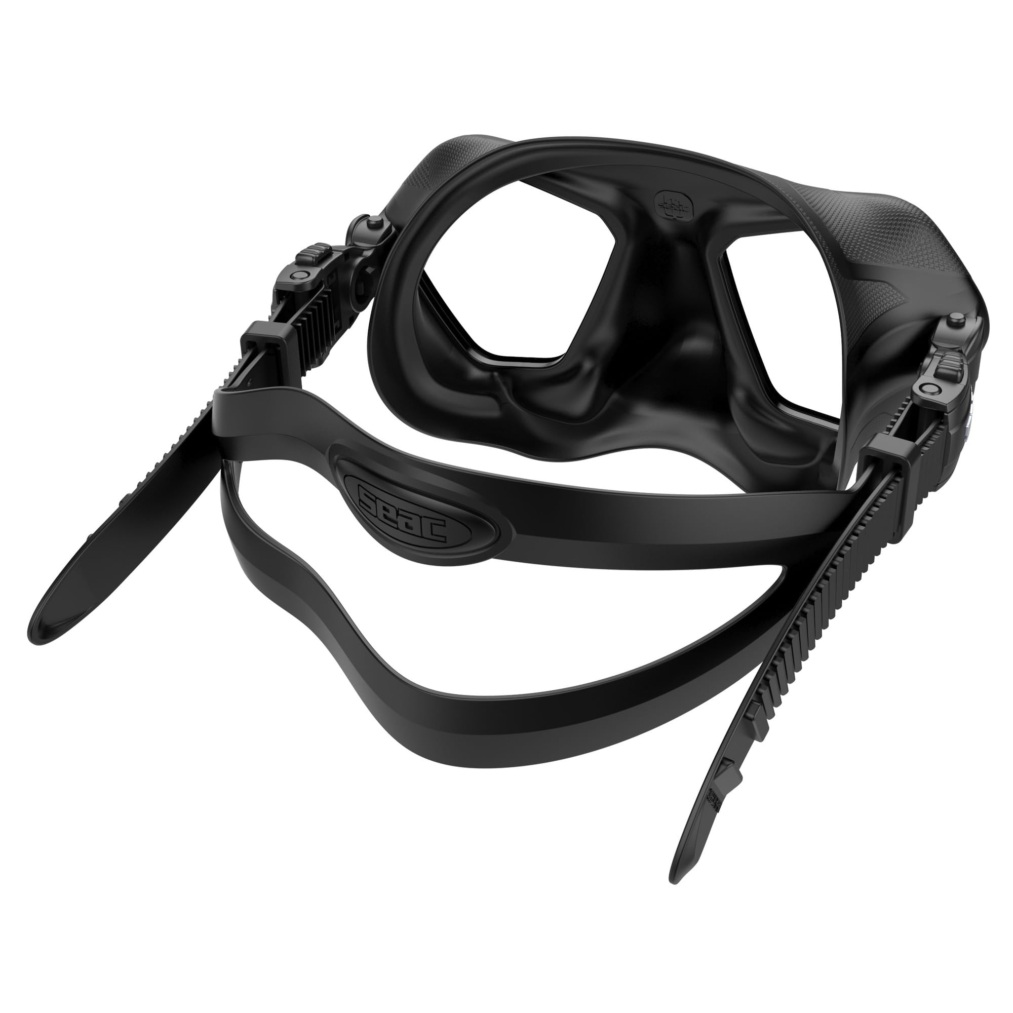 SEAC Wild Masque Low Volume Silicone Antifog Bi-Verre Apnée Pêche sous-Marine Boucle 3D Vision Périphérique