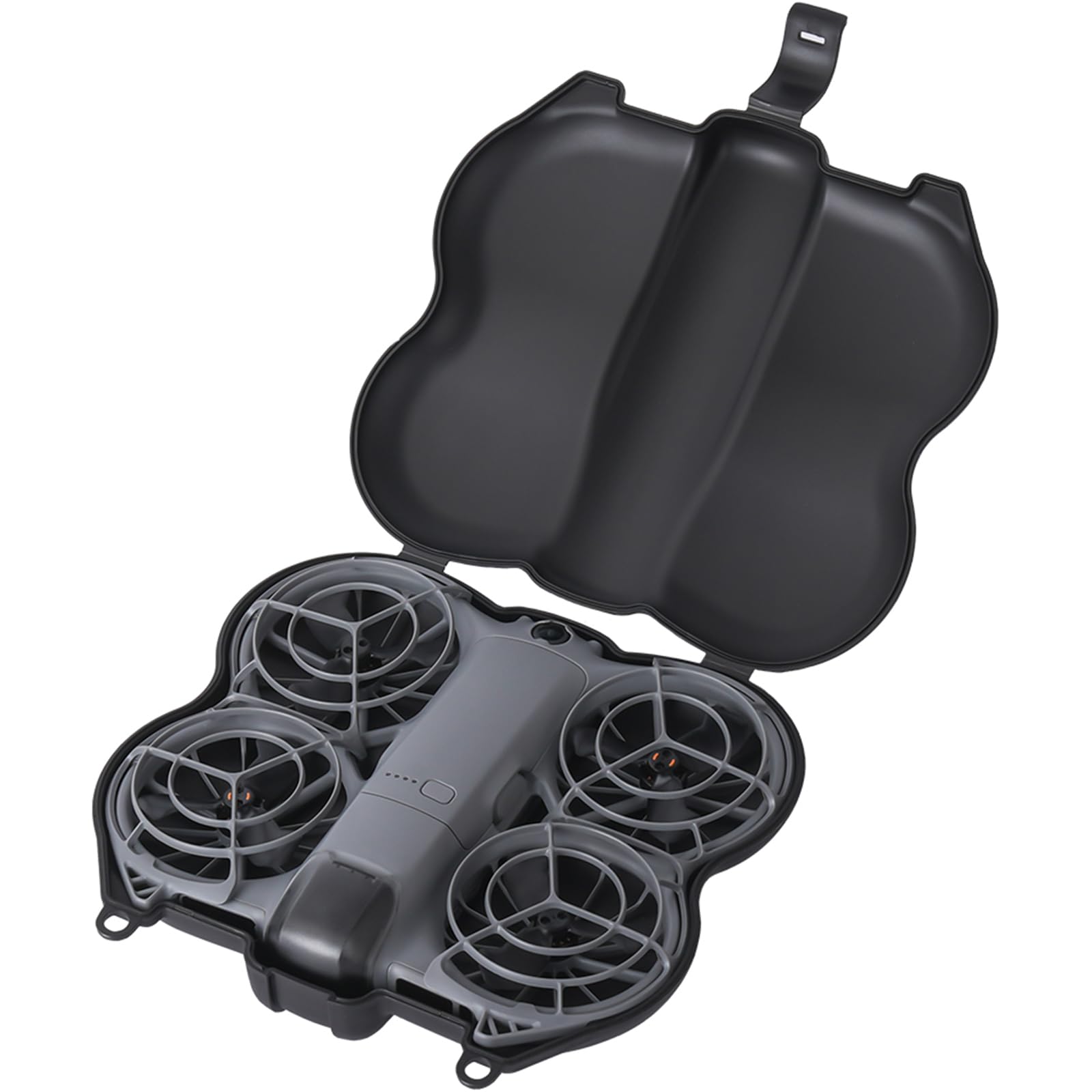 Étui Plastique pour DJI Neo 2 Étui de Transport Drone Sac de Protection Sac de Rangement Drone Accessoires pour DJI Neo 2, Compact Portable Léger (Blcak)
