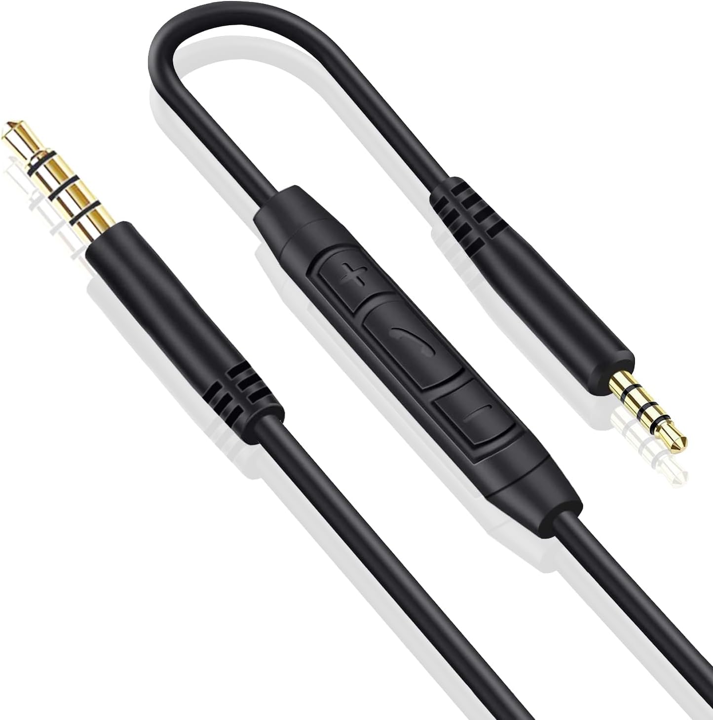 Replacement Audio Cable for Bose Headphones Cord Wire 3.5mm to 2.5mm Jack Compatible with Bose 700 Quietcomfort QC25 QC35 QC35II QC45 JBL Tune 710BT 760NC 660NC with In-line Mic & Volume Control
