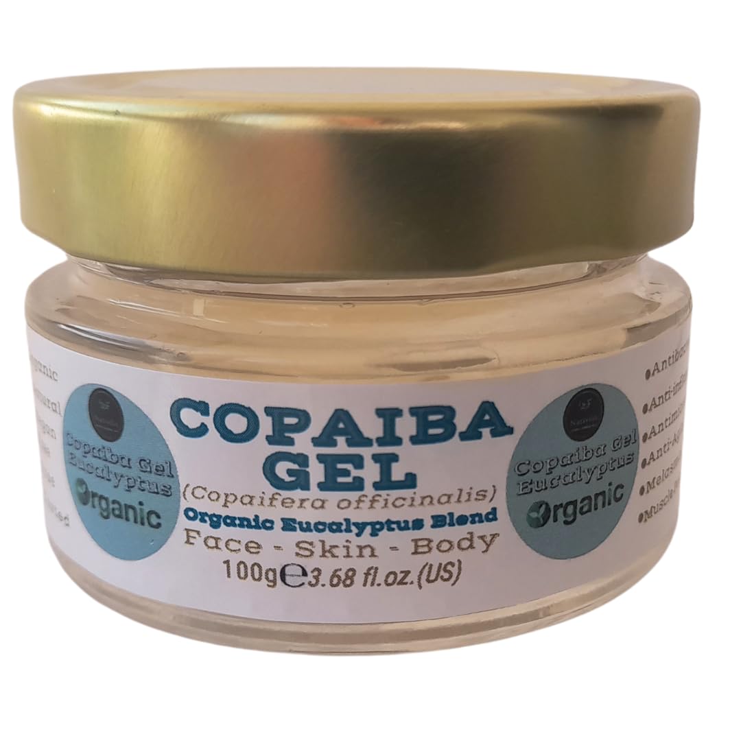 Nativilis Copaibal with Gel Eucalyptus (Copaifera Officinalis), Natural Botanical Skin for Face & Body