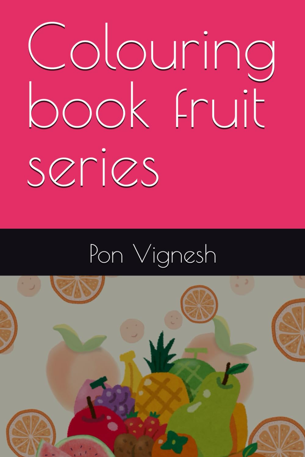 Colouring book fruit series