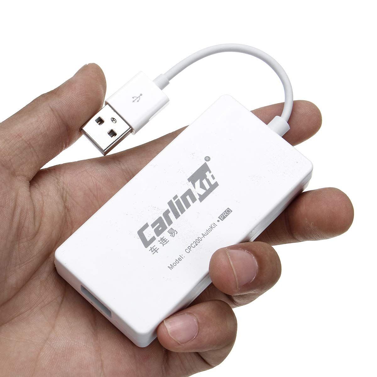 YONGYAO Bluetooth inalámbrico Pantalla Dongle White para el Modo Carplay iPhone y el Modo Carplay Android