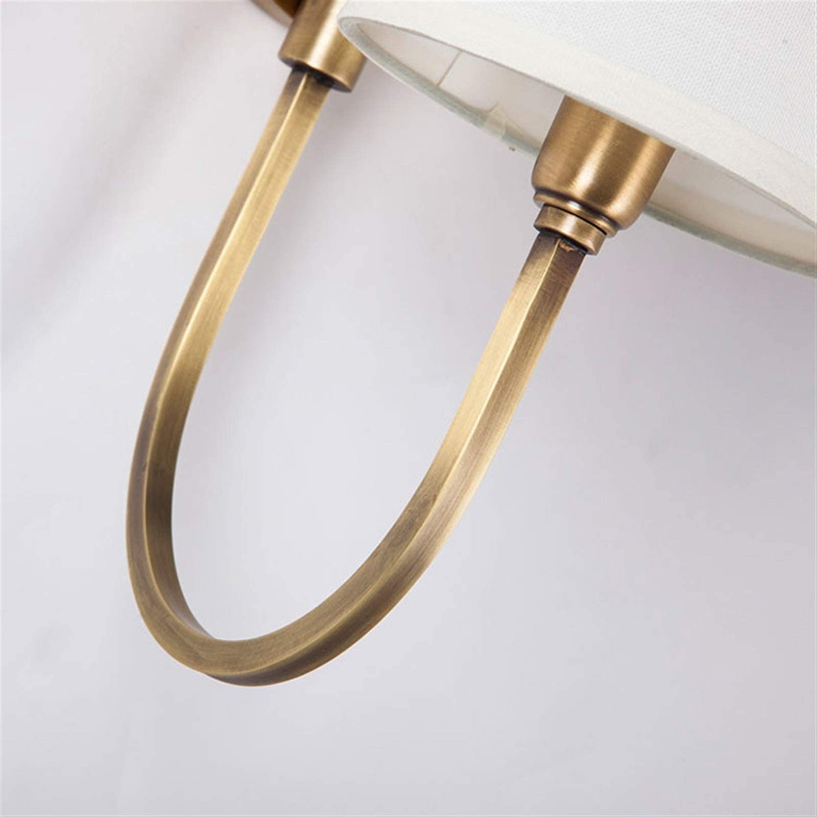 Lampada da Parete con Specchio in Rame Pieno, 1 Luce, Larghezza 26 cm x Altezza 32 cm, Camera da Letto, Soggiorno, Cucina, Sala da Pranzo(1 Light)