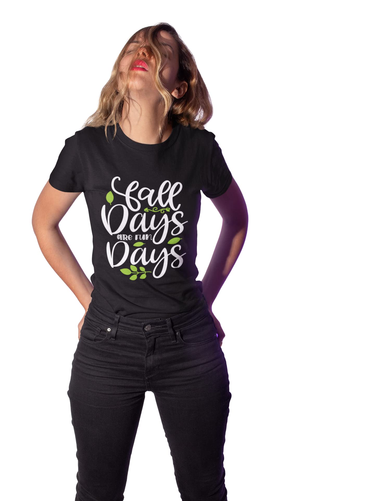 UNiOWN STORE Fall Days are Fun - Printed Tees for Women's - Designed for Halloween