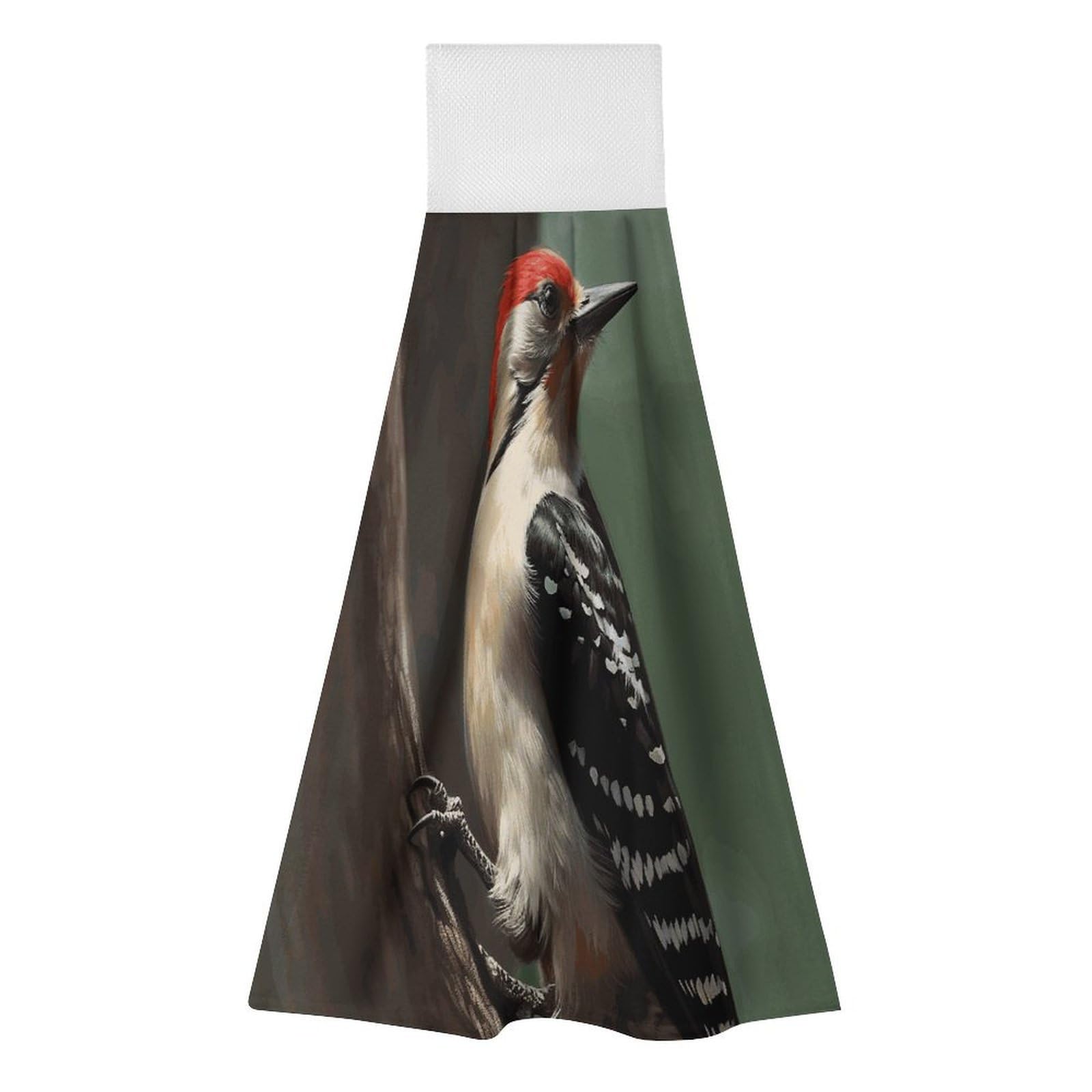 LZQPOEAS Woodpecker Hand Towel Reusable Polyester Towel Quick Dry Microfiber Washcloths, Reusable Lint Free Cleaning Towels for Bathroom Kitchen Hotel Spa Home Daily Use