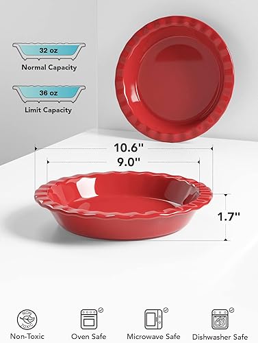 Miniatura 5 de LE TAUCI - Juego de 2 sartenes para tarta de manzana, tarta de nuez