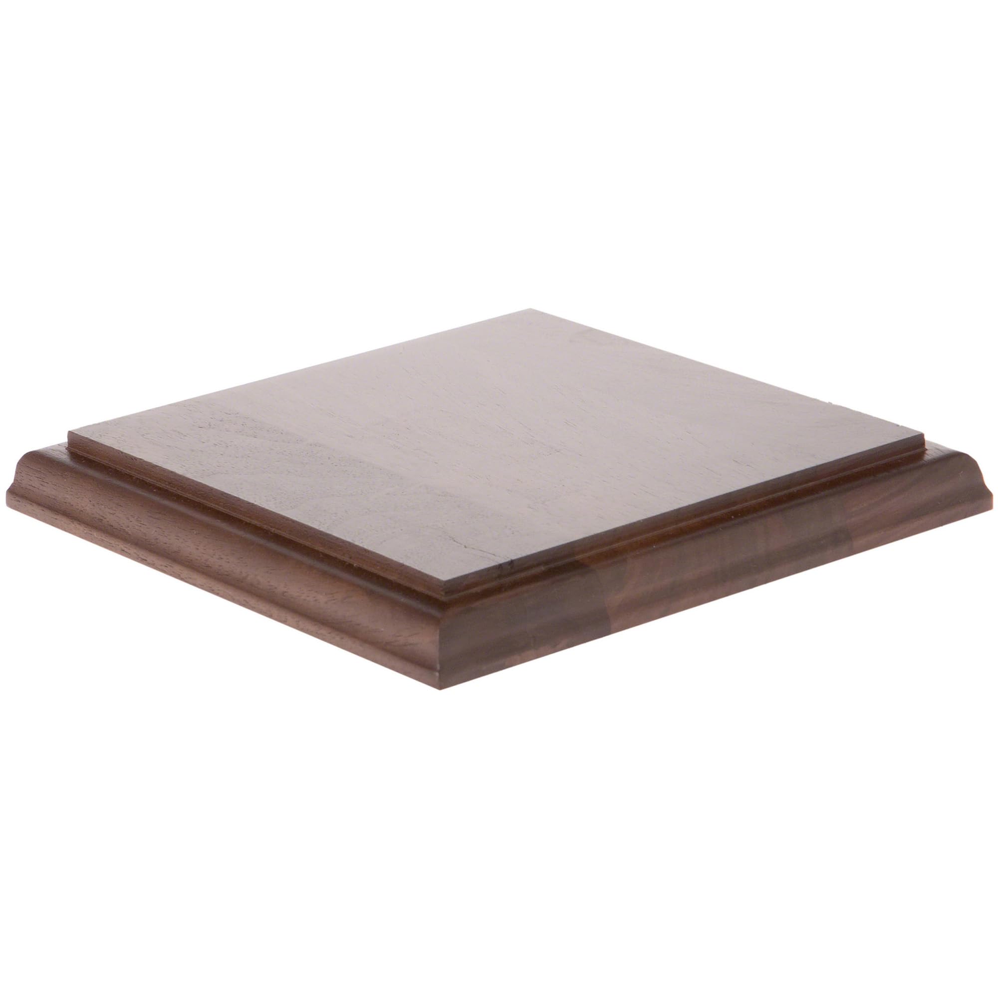 Base de présentation bois de noyer pour stabiliser statuette