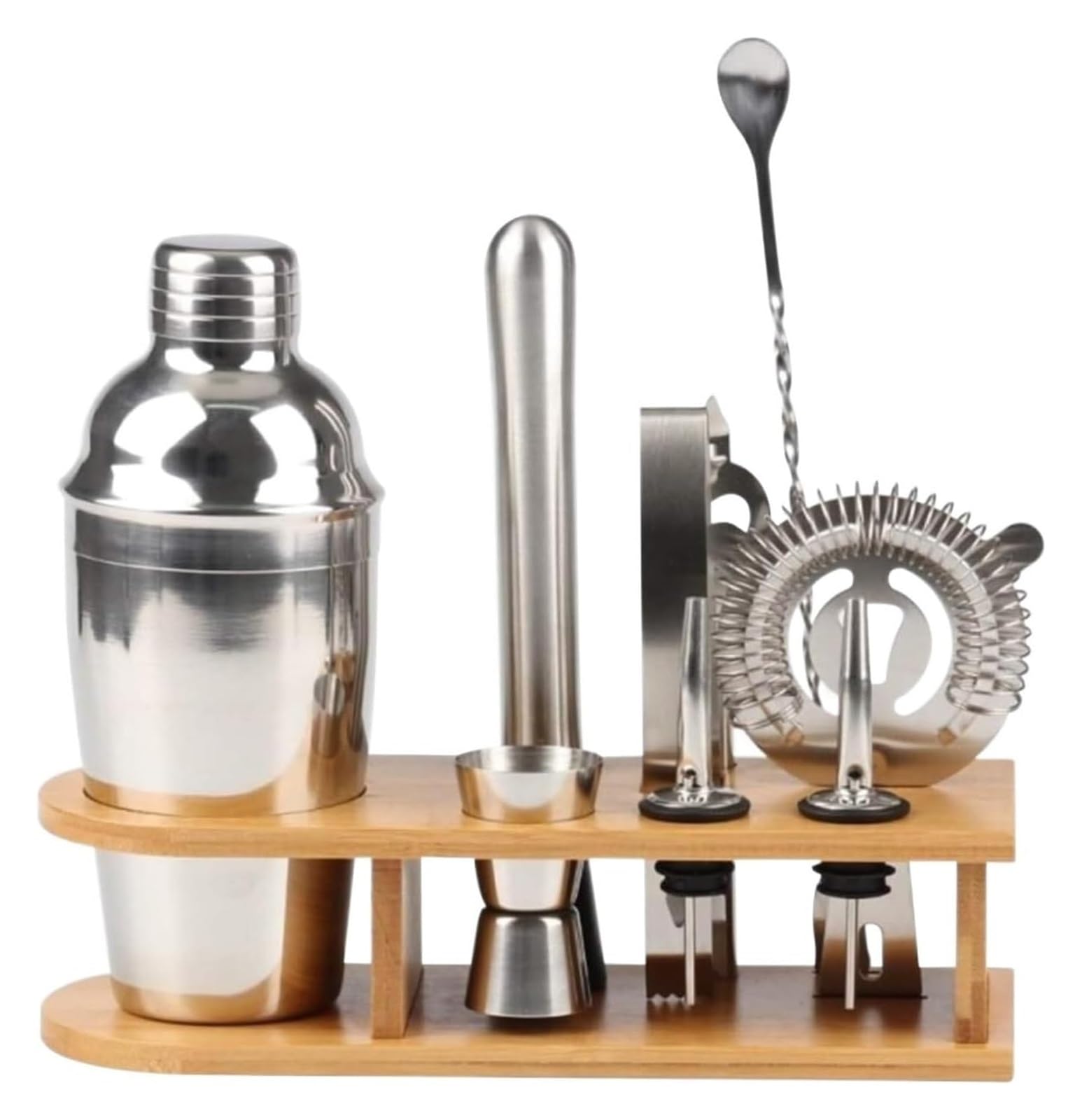 Cocktail Shaker Set, Cocktail Set, Edelstahl Bar Mixer Set Home Barkeeper und Cocktail Kit Werkzeuge
