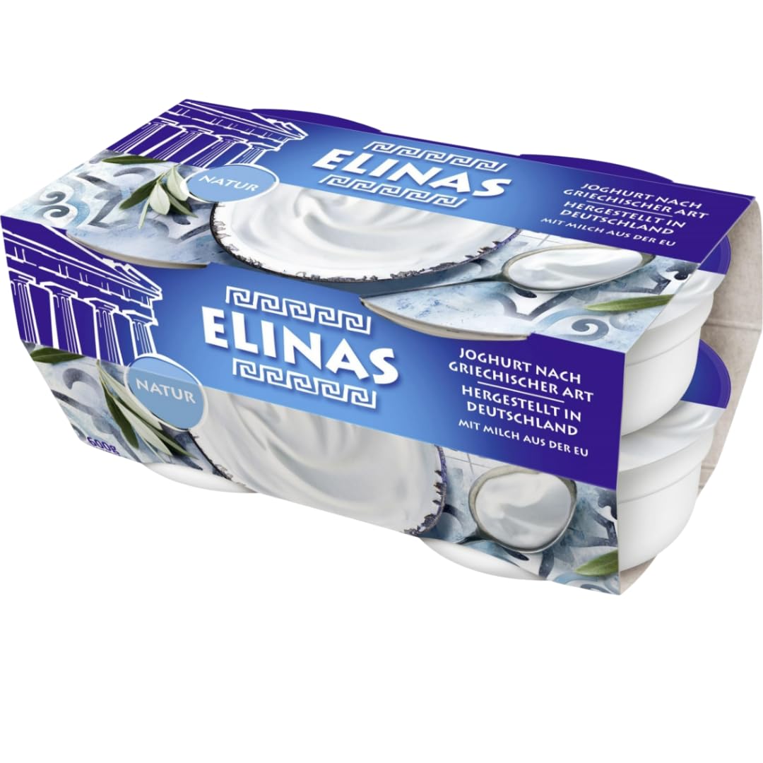 Elinas Joghurt nach griechischer Art Natur 600 Gramm x 4 Stück
