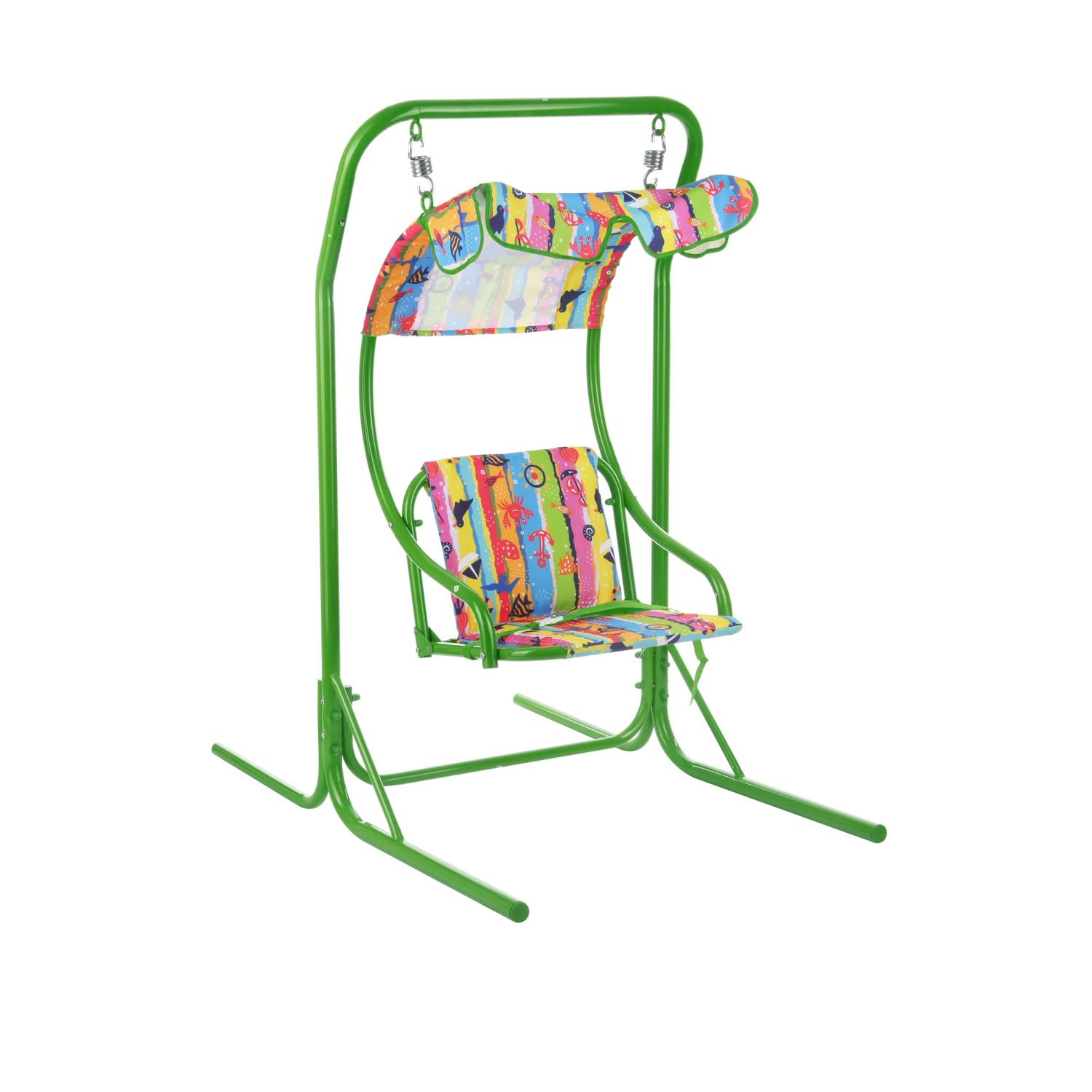 Dondolo bambini verde decori mare