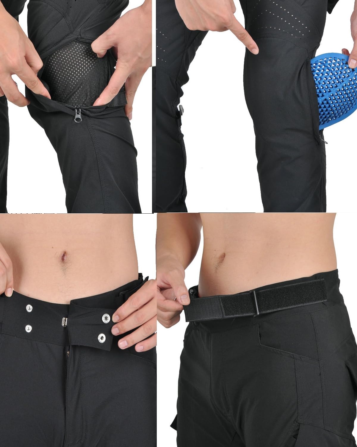 Letnie jeansy do jazdy motocrossowej z odblaskowymi paskami i otworami wentylacyjnymi, lekkie spodnie motocyklowe XXS-4XL