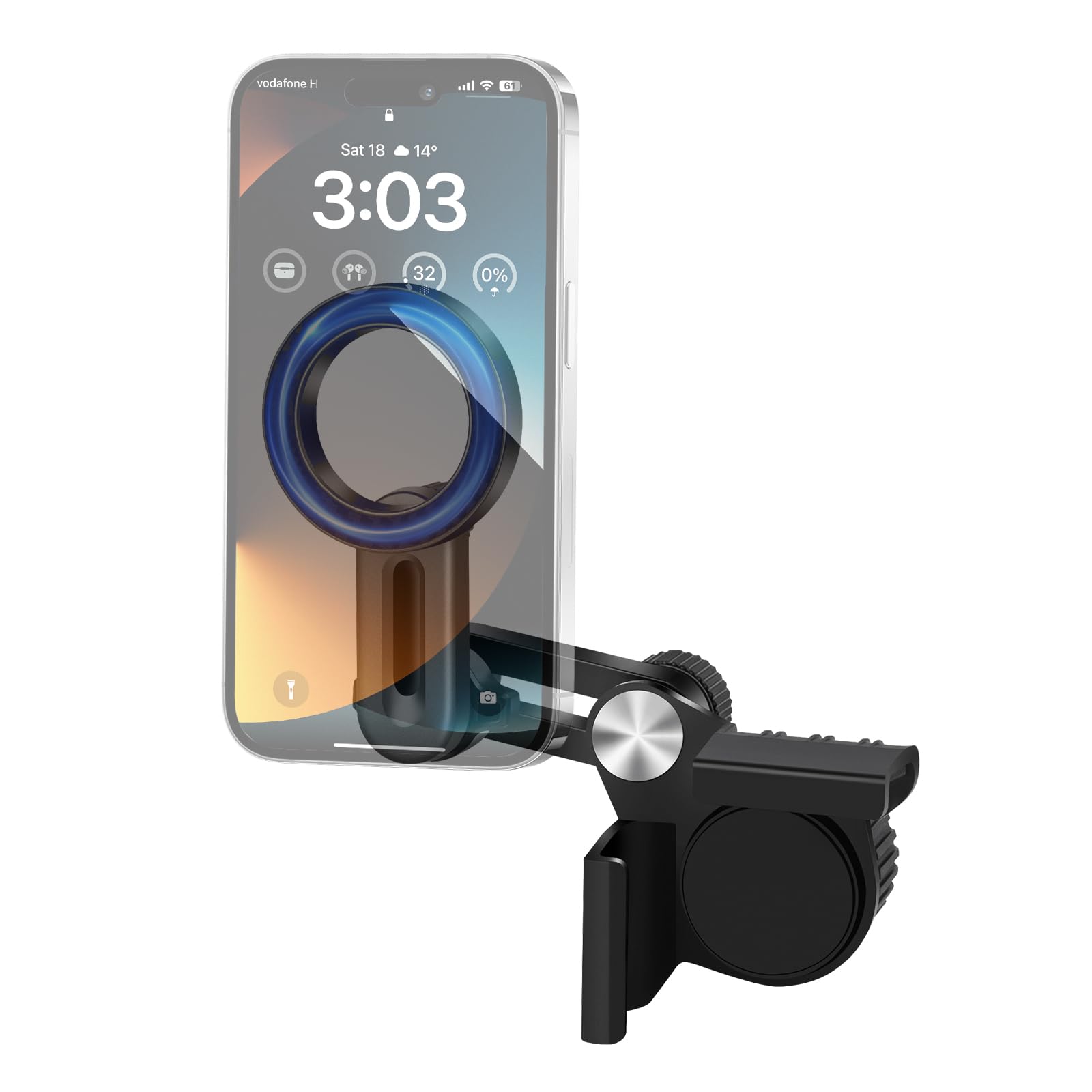 Magnetic Phone Mount Holder for Tesla Model 3 Y X S and Cybertruck Traceless Car Screen Stand Fit