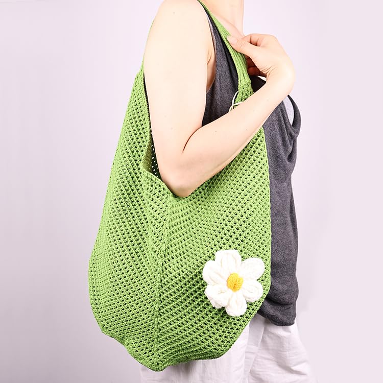 Bolso de Crochet para Mujer, Tote de Playa de Verano miniatura 2