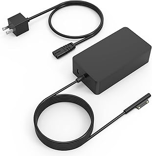 127W Microsoft Surface Book 3 Laptop Charger Compatible with Mircrosoft Surface Charger,Also for 102W Surface Book 2 1,Surface Pro/Laptop/Go,10FT Super Long Cable with Powerful Magnetic Plug and LED