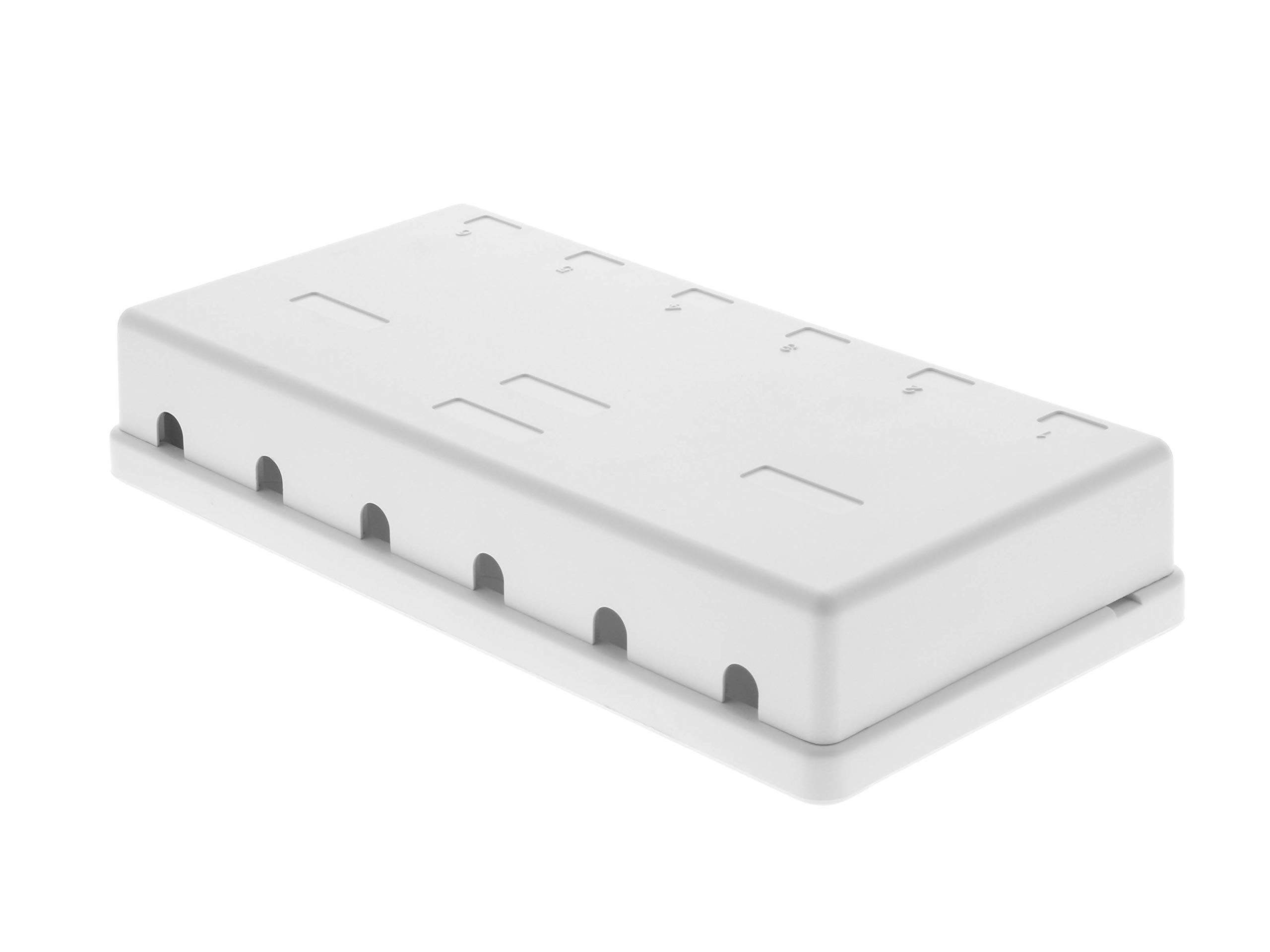 サンドボックス　6台 Amazon.com: Networx 6-Port Ethernet Keystone Jack Surface Mount