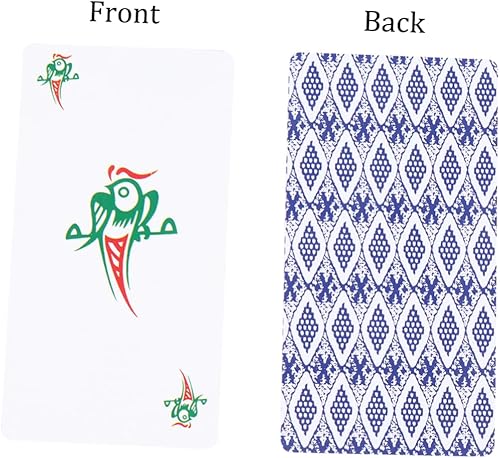 Miniatura 4 de Toyvian Mah-jongg - Tarjetas ligeras, 1 juego de cartas Mah-jongg, accesorios de entretenimiento, impermeables, para viajes, póquer a prueba de