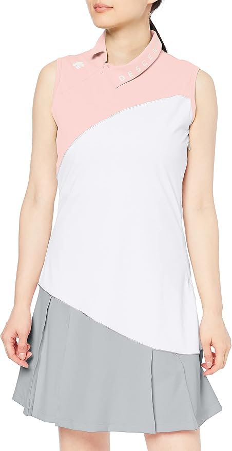 一度のみ使用　美品デサントゴルフ　吸汗速乾UVCUT UPF50+ ワンピース Amazon.co.jp: [デサントゴルフ] ワンピース 吸汗速乾 UVCUT