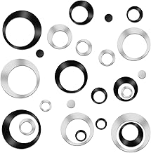 24 Pieces Mirror Stickers Acrylic Round Removable Wall Stickers Mirror Adhesive Wall Stickers for Living Room Bedroom Home Decor Bathroom Stickers