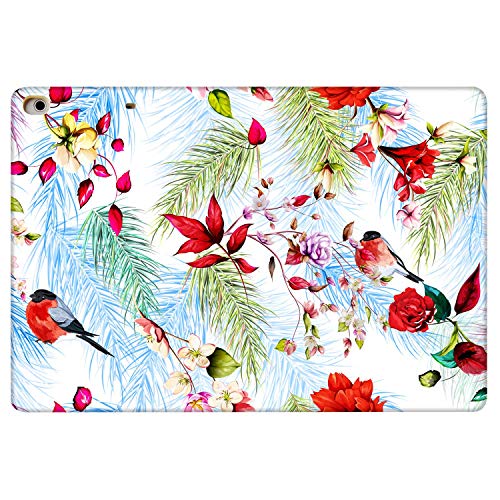 Image of DuraSafe Cases for iPad 10.9 Inch 10th [iPad 10 2022 ] A2696 A2757 A2777 MPQ13HN /A MPQ33HN /A MPQ03HN /A MPQ23HN /A MPQ93HN /A MPQC3HN /A Ultra Printed PU Leather Flip Folio Book Cover - Birds & Flowers