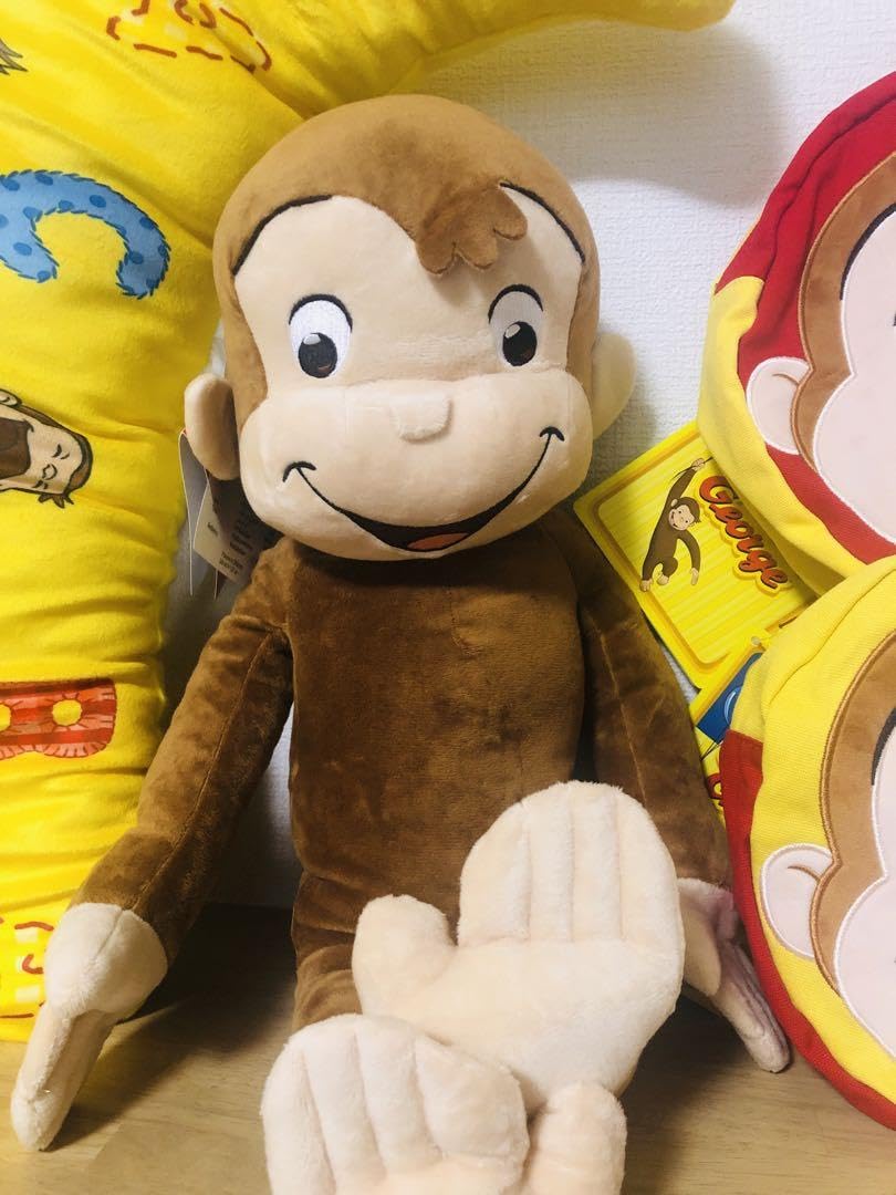 Amazon.co.jp: おさるのジョージ ぬいぐるみ メガジャンボ リュック で
