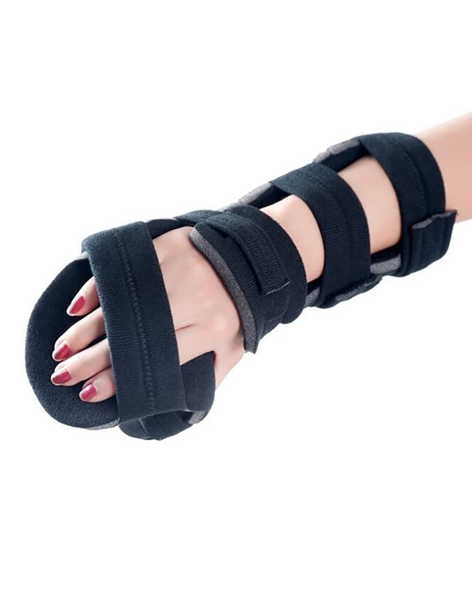 Stecca per Mano Regolabile a Riposo, per Polso Notturno, immobilizzatore per Pollice, Supporto per Polso, ortesi Funzionale per Ictus/emiplegia, Left, L (Left M)