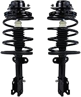Vista 140 de Detroit Axle - Kit de suspensión delantera de 10 piezas para Chevy Aveo Aveo5 Pontiac G3 Wave 2 Ready Struts Assembly 2 Enlaces de barra