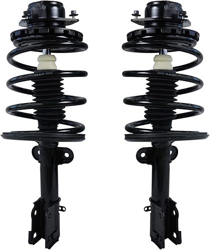 Miniatura 140 de Detroit Axle - Kit de suspensión delantera de 10 piezas para Chevy Aveo Aveo5 Pontiac G3 Wave 2 Ready Struts Assembly 2 Enlaces de barra