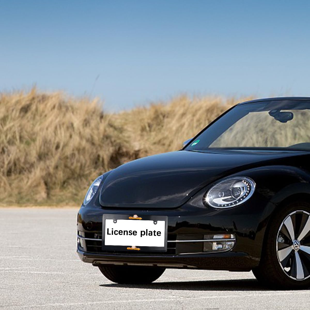 Amazon.co.jp: ナンバープレートフレーム 2枚入り おさるのジョージ 車