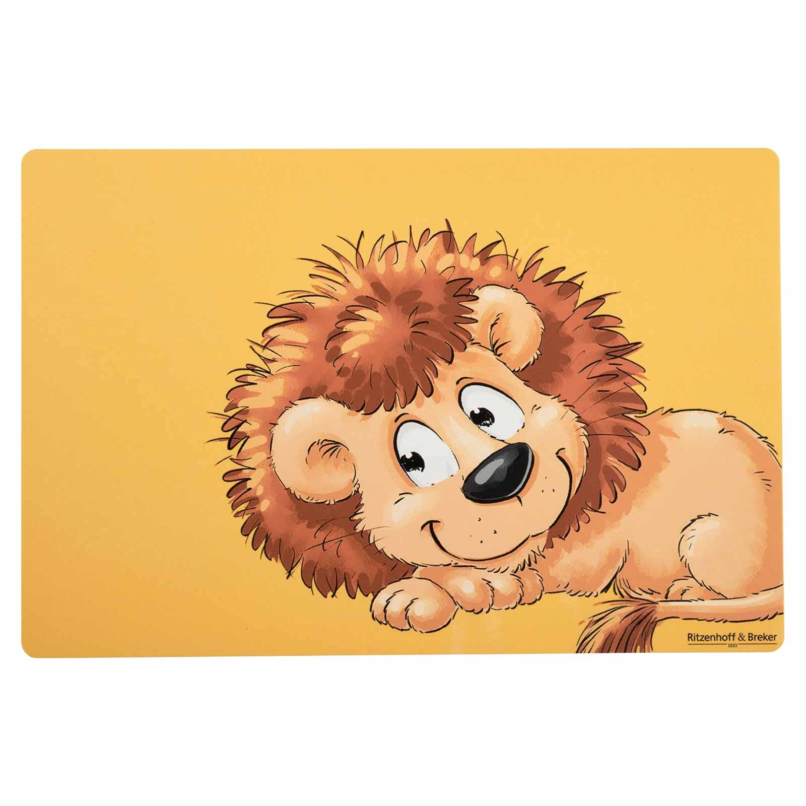 Ritzenhoff & Breker Platzset Happy Zoo – Löwenkind Leo, Tischset 45 x 30 cm